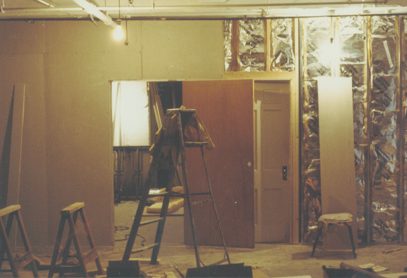 1981 Giant Rehearsal Studios construction